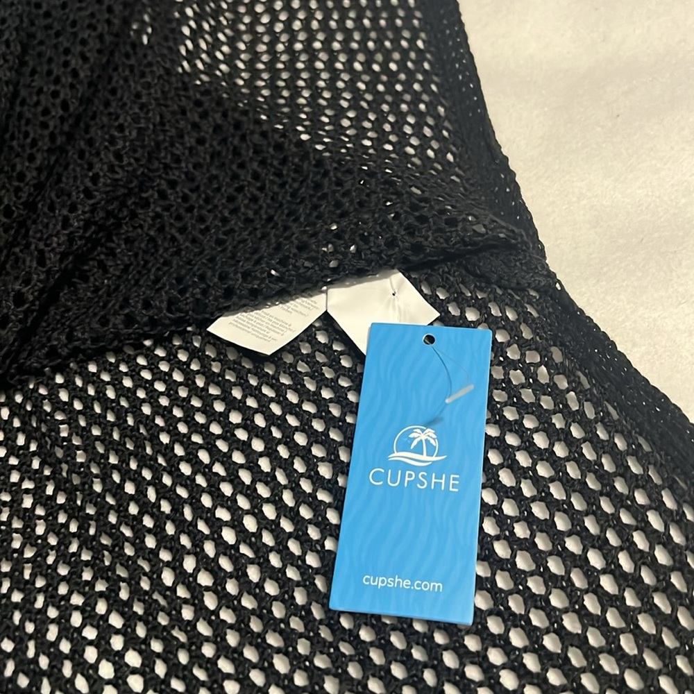 Cupshe Black NWT Knit Cover-Up Beach Dress - S - Picture 7 of 11